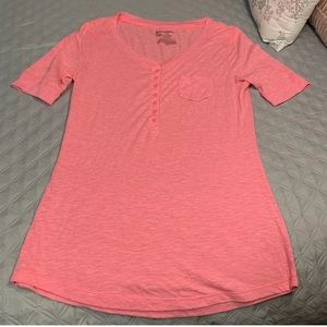 NO BOUNDARIES BUTTON UP T-SHIRT SIZE L 11-13